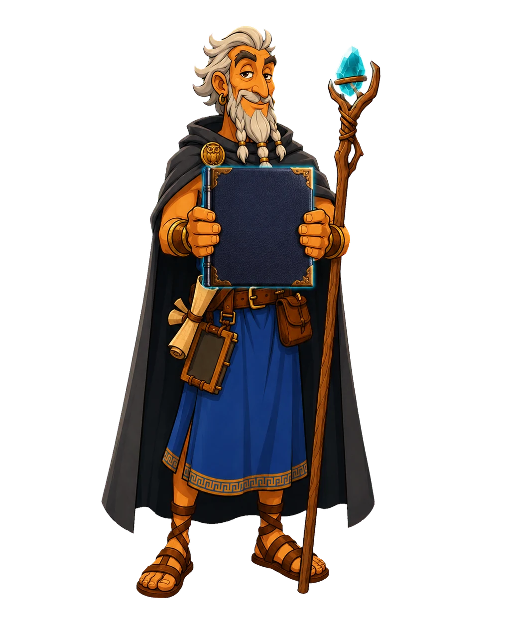The Wizard of GPT presenting the completed reader guide
